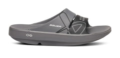 BAUER/OOFOS Women's OOahh Sport Slide Sandal – Slate