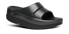 Women's OOmega OOahh Stacked Sandal - Black Sparkle