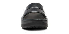 Women's OOmega OOahh Stacked Sandal - Black Sparkle